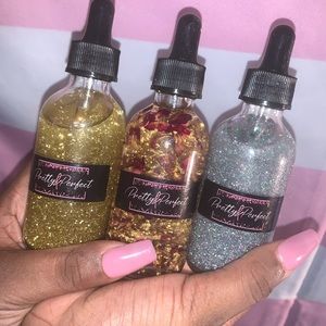 Glitter body oils